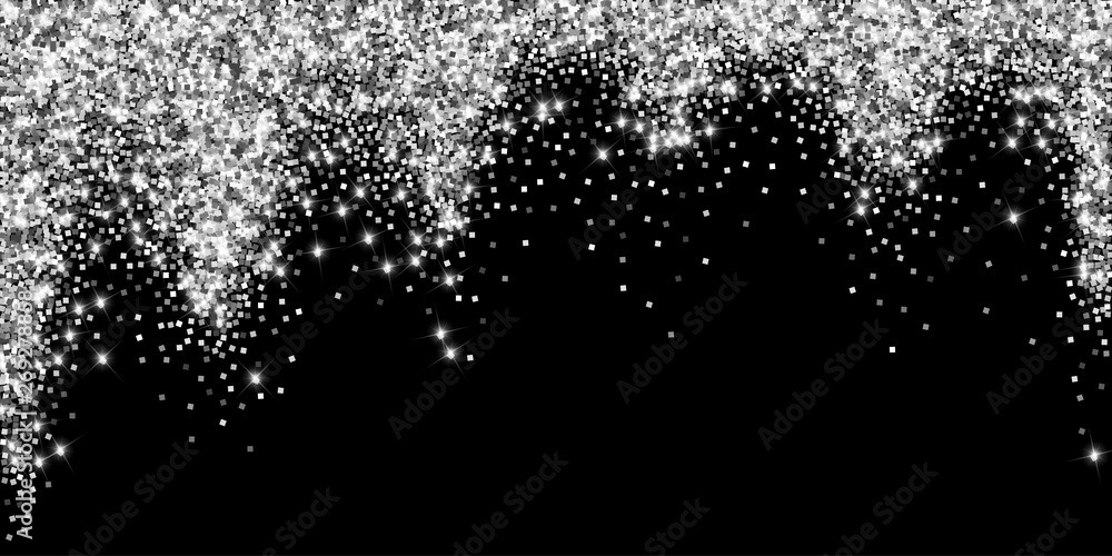 Sparkling silver luxury sparkling confetti. Sparkling silver luxury sparkling confetti.