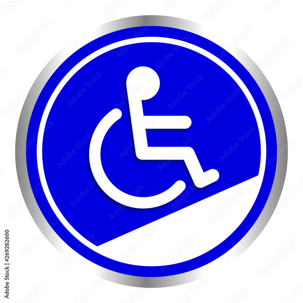 disabled signs circle frame blue colors background, sign boards for disability slope path ladder way sign badge for disabled, disabled symbol signs on blue boards template disabled signs circle frame blue colors background, sign boards for disability slope path ladder way sign badge for disabled, disabled symbol signs on blue boards template