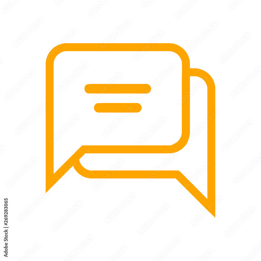 Chat icon, sms icon, comments icon, speech bubbles Icon