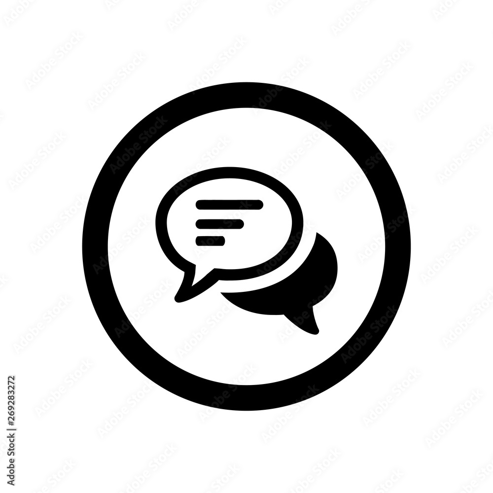 Bubble, chat, circle, communication, message, talk icon Bubble, chat, circle, communication, message, talk icon