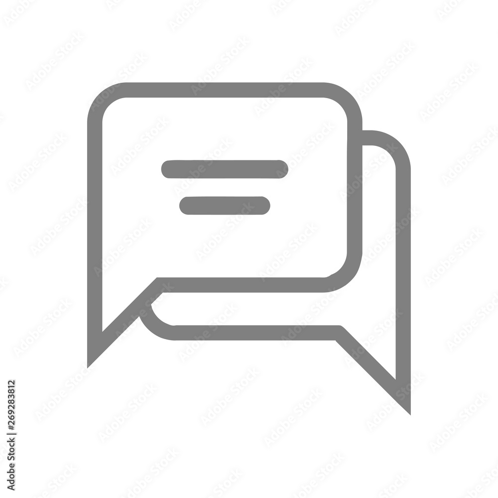 Chat icon, sms icon, chat, bubble, comments icon, speech bubbles grey color Icon Chat icon, sms icon, chat, bubble, comments icon, speech bubbles grey color Icon