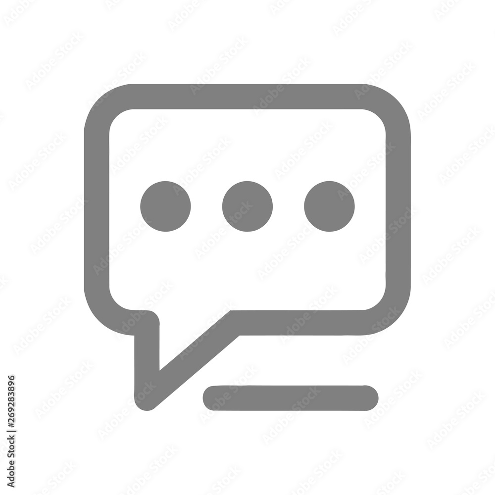 Chat icon, sms icon, chat, bubble, comments icon, speech bubbles grey color Icon Chat icon, sms icon, chat, bubble, comments icon, speech bubbles grey color Icon