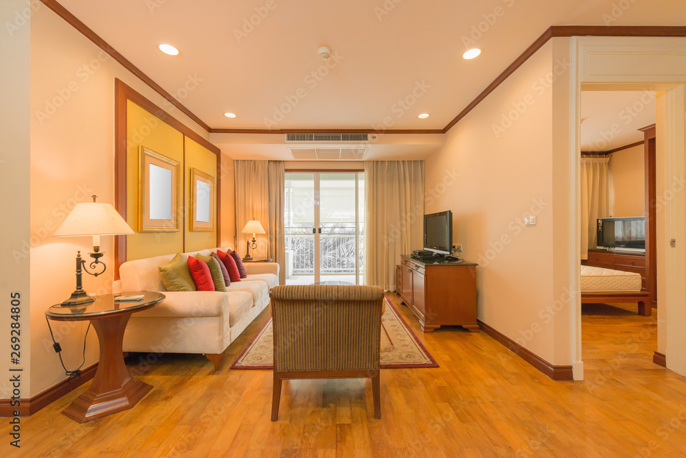 Modern living room interior Modern living room interior
