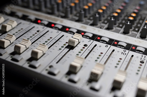 mixing console