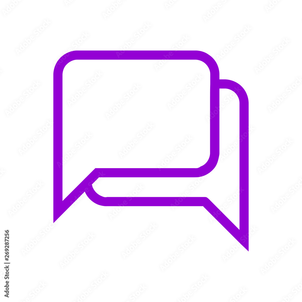 Chat icon, sms icon, chat, bubble, comments icon, communication, talk icon, speech bubbles violet color Icon Chat icon, sms icon, chat, bubble, comments icon, communication, talk icon, speech bubbles violet color Icon