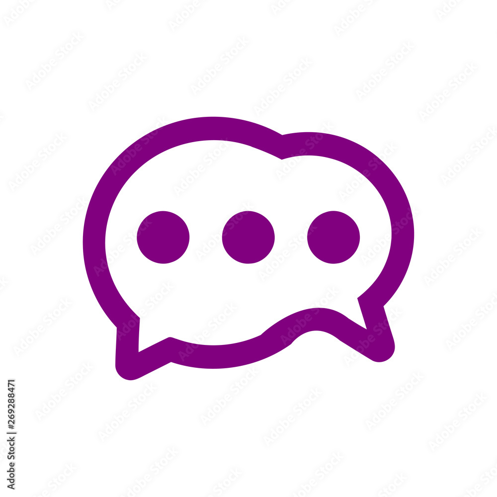 Chat icon, sms icon, chat, bubble, comments icon, speech bubbles purple color Icon Chat icon, sms icon, chat, bubble, comments icon, speech bubbles purple color Icon