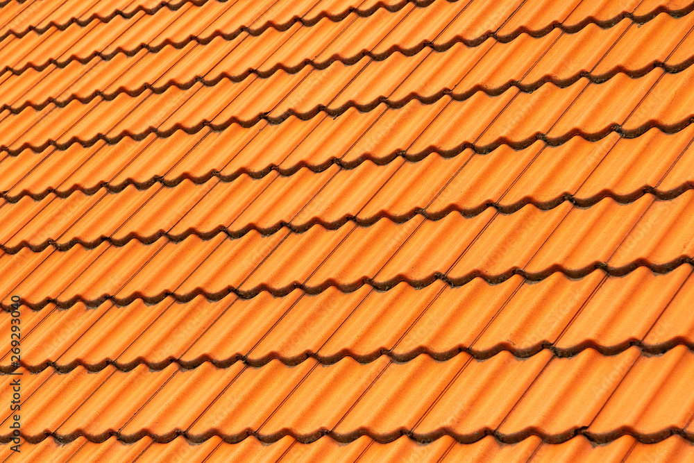 tile of clay on the roof. tile of clay on the roof.