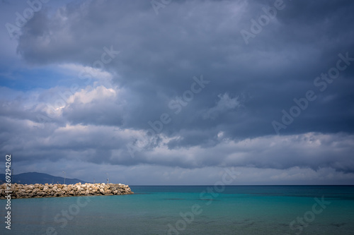 Port and harbour in the Alykes Bay in Zante