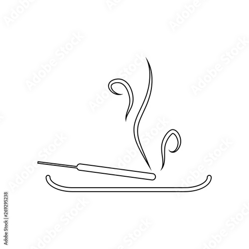 aroma stick icon. Element of Spa for mobile concept and web apps icon. Outline, thin line icon for website design and development, app development