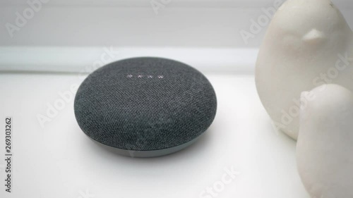 Smart Google Home Speaker Activated