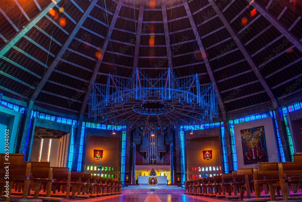 within the Metropolitan Cathedral of Christ the king Liverpool.