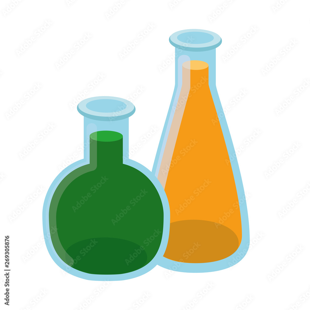 laboratory instruments in white background laboratory instruments in white background