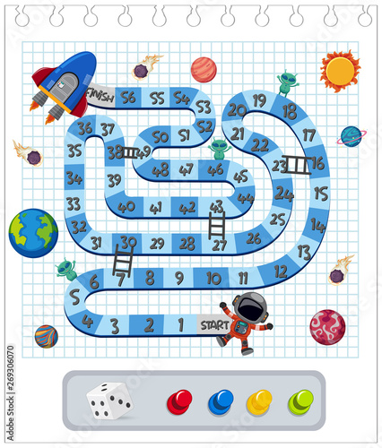 A space game template