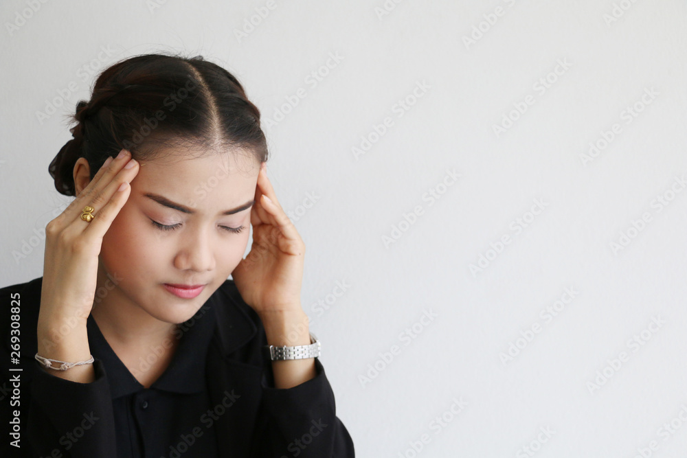 asian young woman with headache 1 asian young woman with headache 1