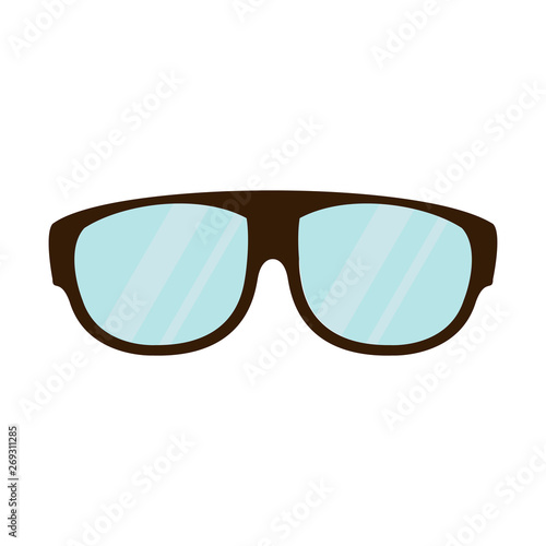 Fashion sunglasses accesory isolated vector illustration