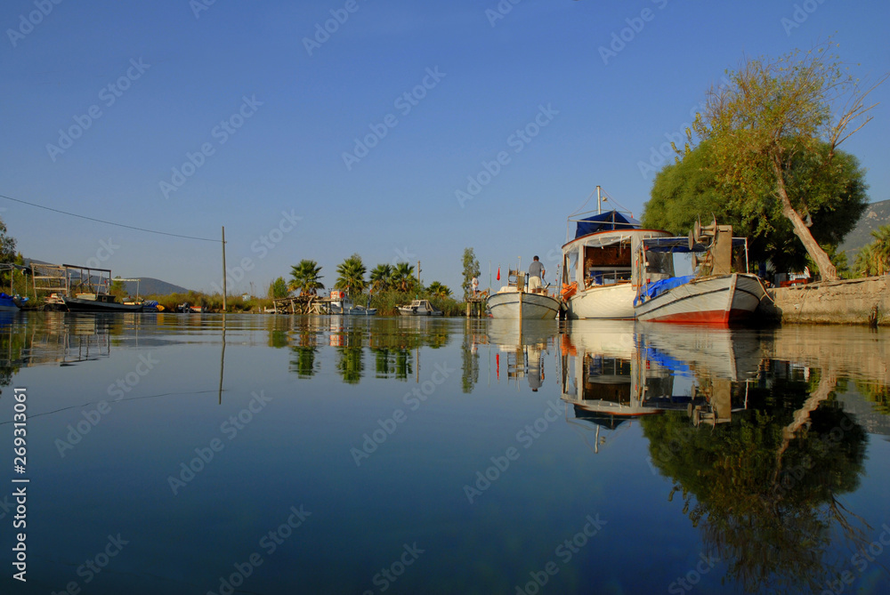 boats on the river