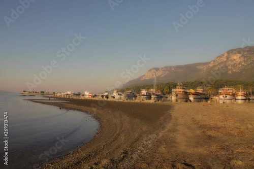 beach at sunset