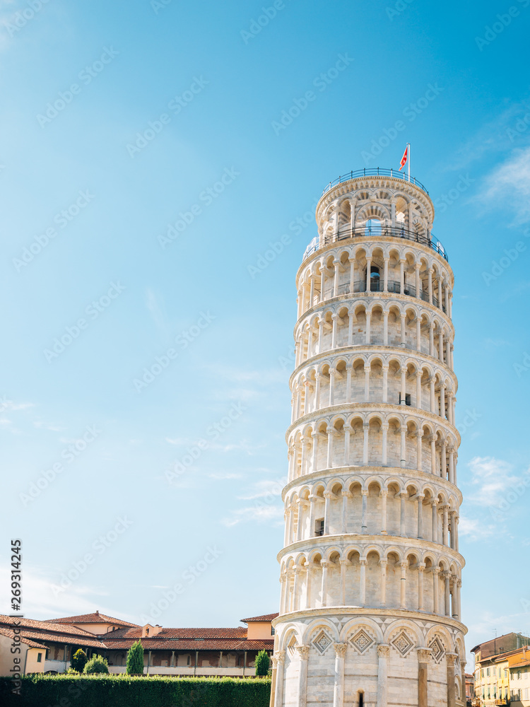 Leaning Tower of Pisa in Italy