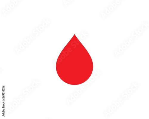 Blood ilustration logo vector
