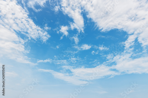 Blue Sky and Cloud Background