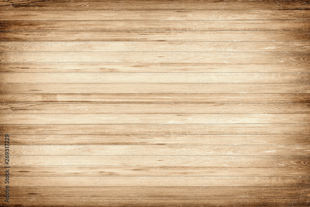Naklejka premium Wooden wall background or texture