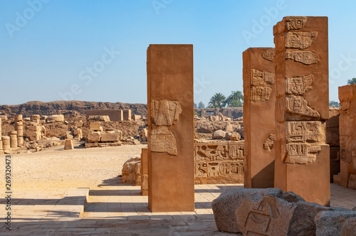 Famous Karnak temple complex of Amon Ra in Luxor