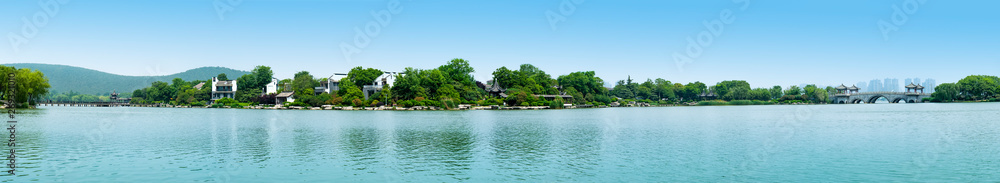 The Beautiful Landscape of Lake in Xuzhou