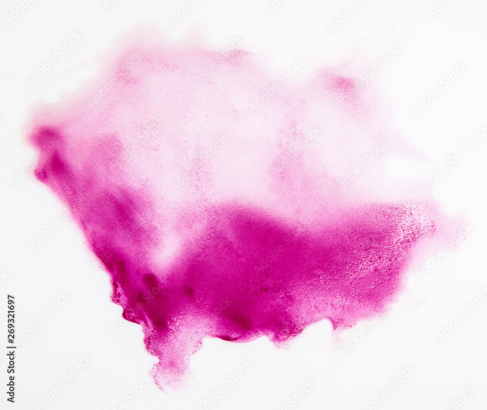 colorful watercolor texture white background