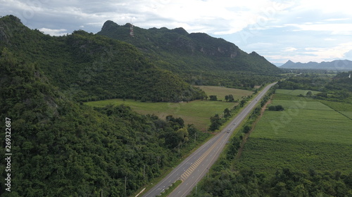 road in mountains