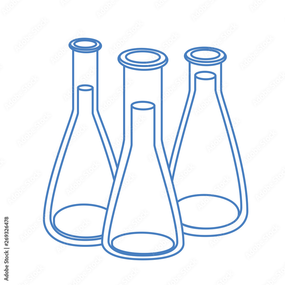 laboratory instruments in white background laboratory instruments in white background