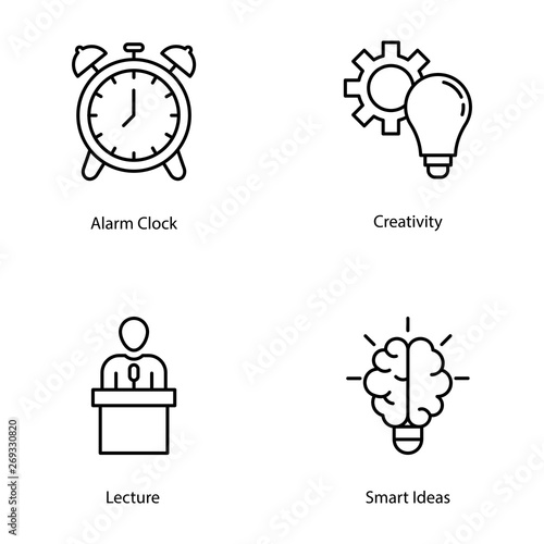 Education Line Vectors Pack