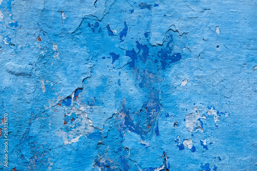 blue stucco texture. shabby background