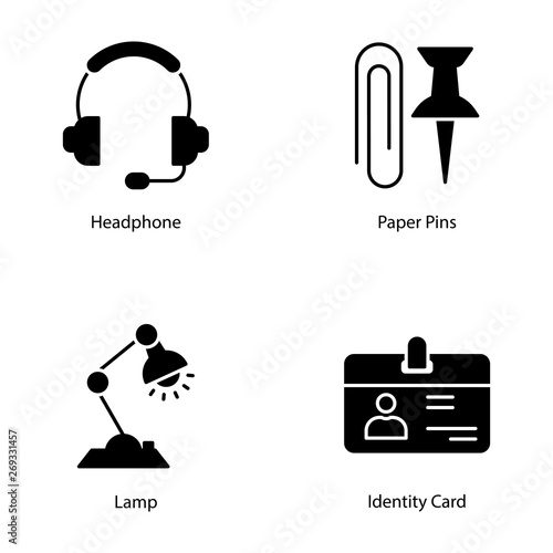 Set of Pawn Shop Solid Vectors