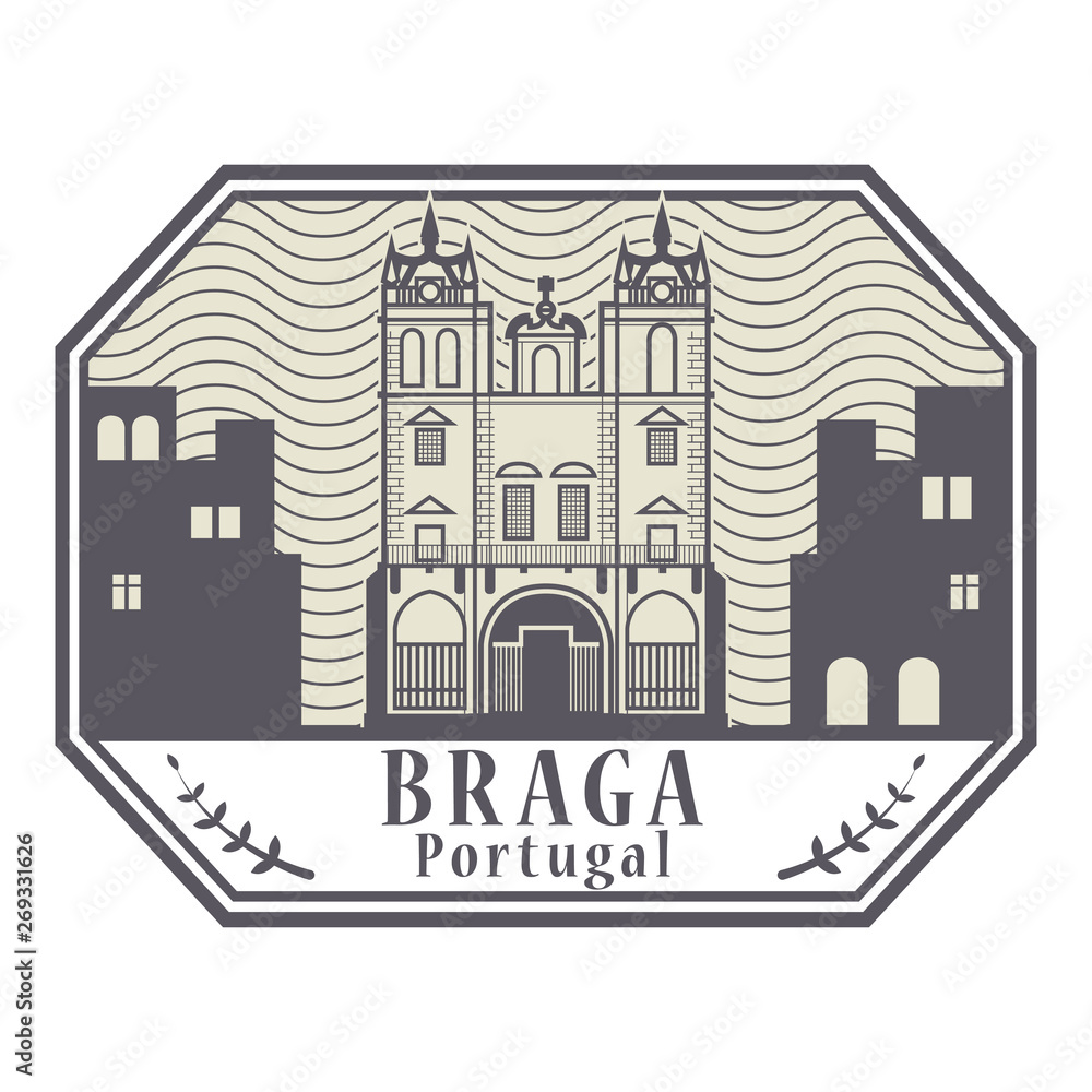 Braga, Portugal stamp