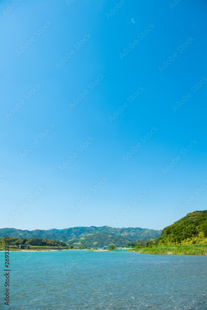 Fototapeta premium 5月の仁淀川