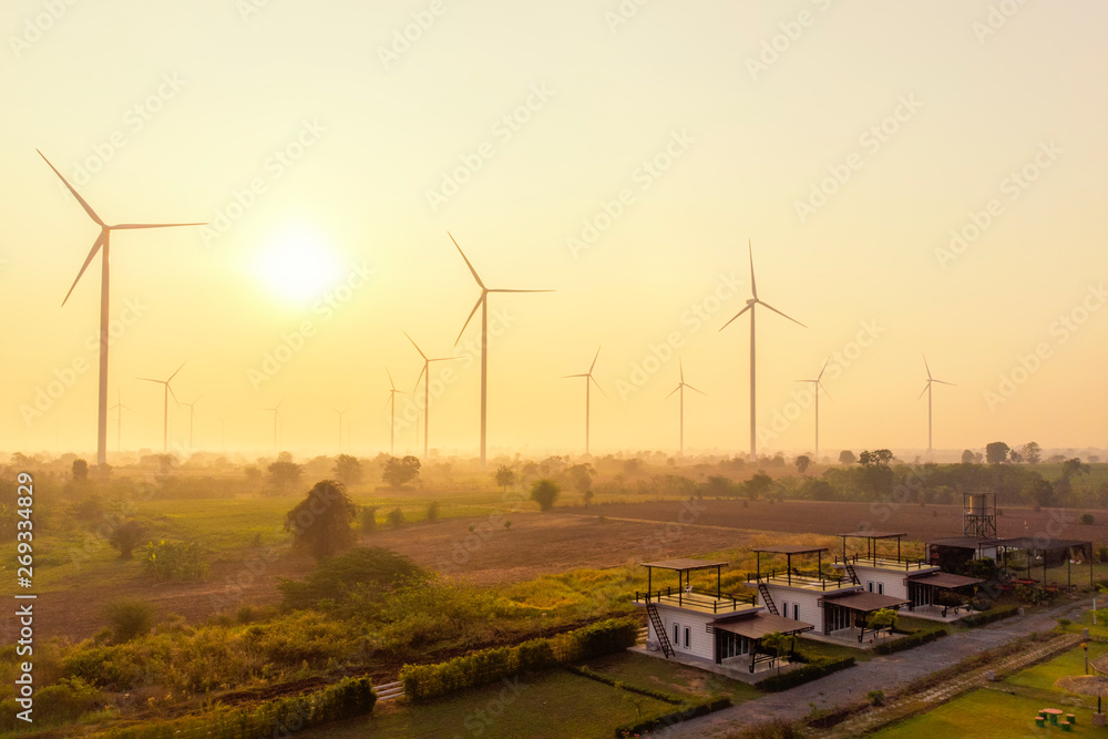 Wind turbine, wind farm, renewable energy 