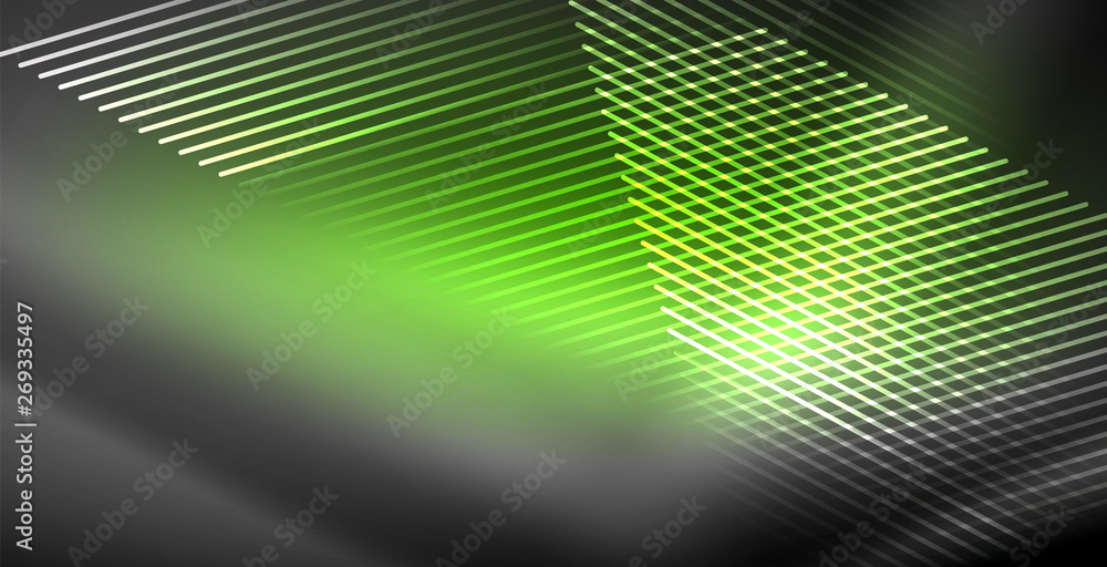 Neon glowing lines, magic energy space light concept, abstract background wallpaper design Neon glowing lines, magic energy space light concept, abstract background wallpaper design