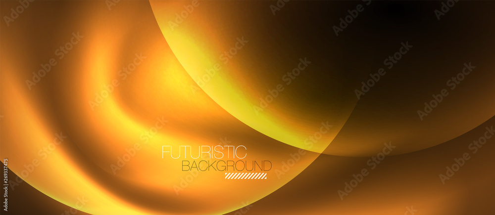 Shiny neon circles abstract background Shiny neon circles abstract background
