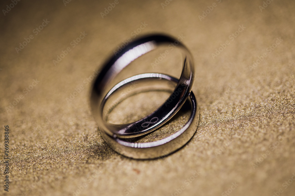 wedding rings. Golden rings on background. married wedding rings. Golden rings on background. married