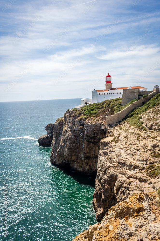 Lighthouse of Cabo de São Vicente - End of Europe - Sagres, Algarve - Portugal