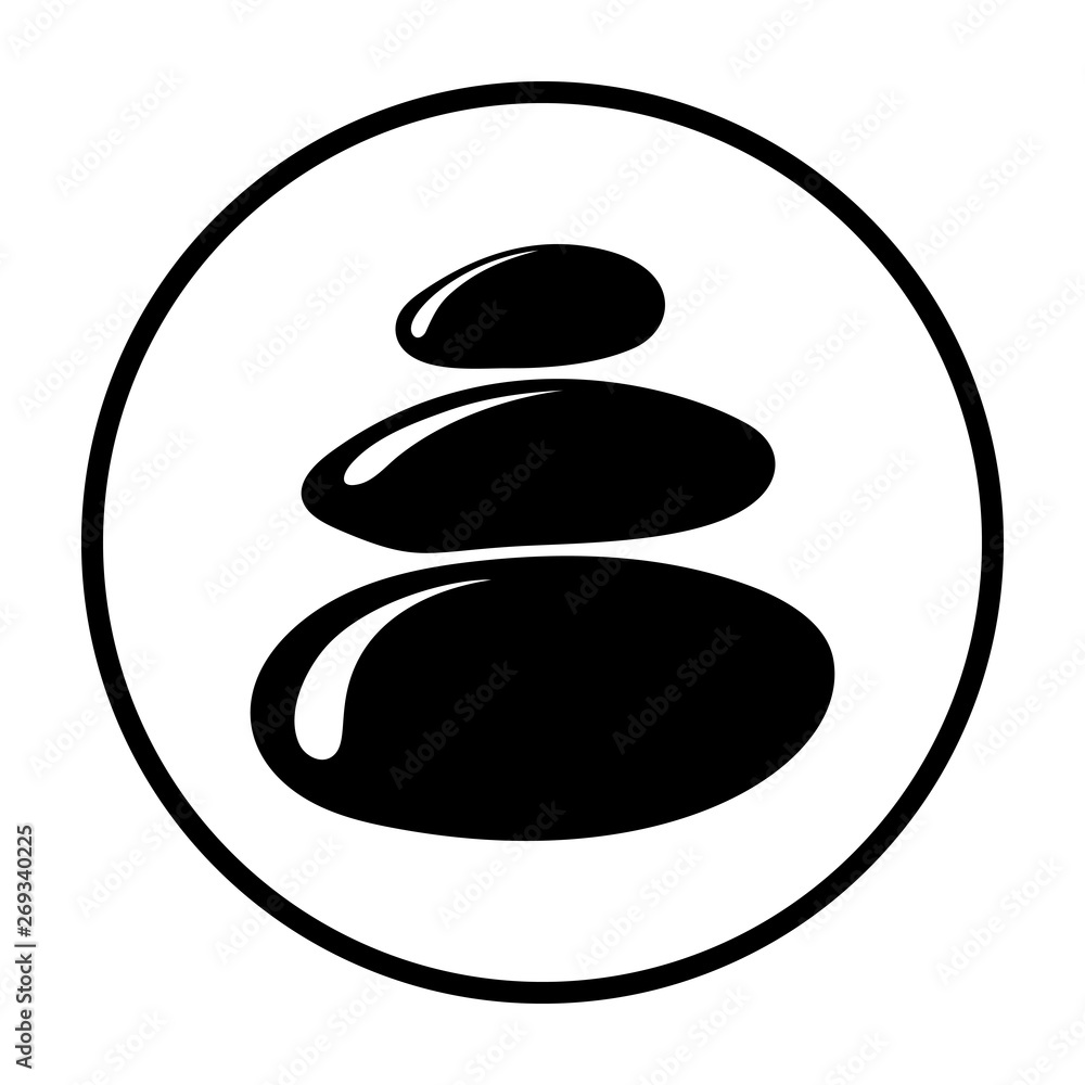 Fotografie Spa Stones Icon