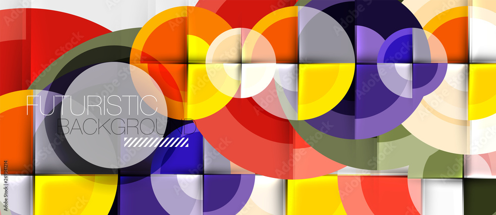 Circular geometrical design template Circular geometrical design template