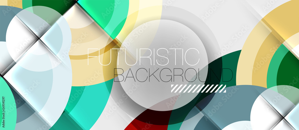 Circular geometrical design template Circular geometrical design template