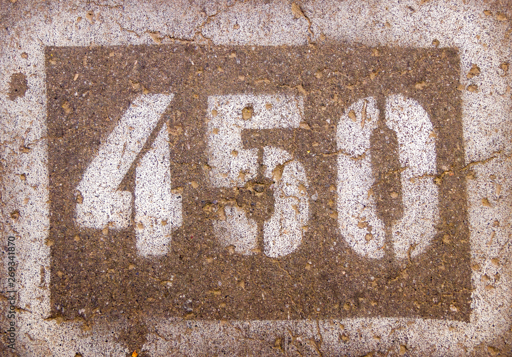 the numbers on the asphalt 450 the numbers on the asphalt 450