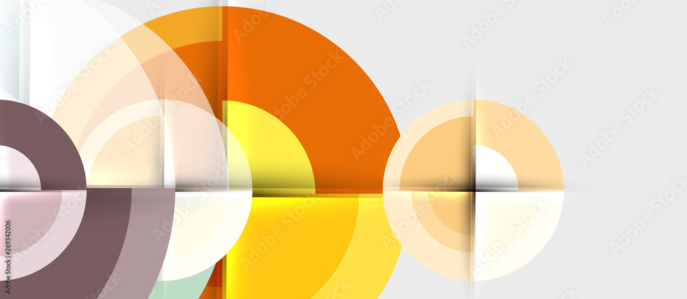 Circular geometrical design template Circular geometrical design template