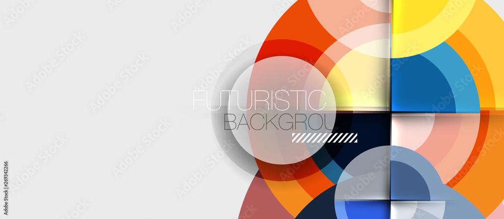 Circular geometrical design template Circular geometrical design template
