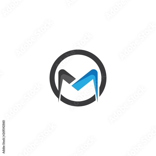 Free Download M letter logo vector icon illustration - GFXLoad
