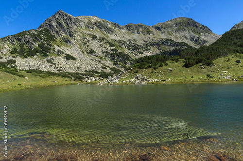 Amazing Landscape with Prevalski lakes near Mozgovishka pass  Pirin Mountain  Bulgaria