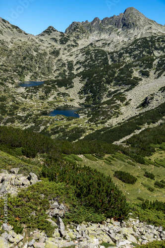 Landscape with Prevalski lakes, Dzhangal and Valyavishki chukar peaks, Pirin Mountain, Bulgaria © Stoyan Haytov