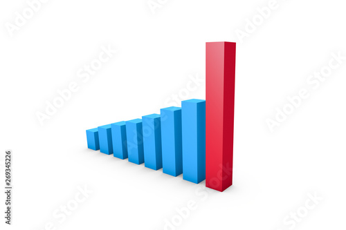 Blue and Red Colored Growth Graph Chart n White Free Download Blue and Red Colored Growth Graph Chart n White - GFXLoad